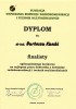 Dyplom dla dra B. Kunki