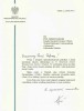 List gratulacyjny od Senatora E. Wittbrodta